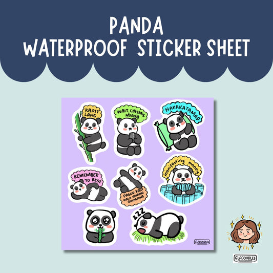 Panda Sticker Sheets