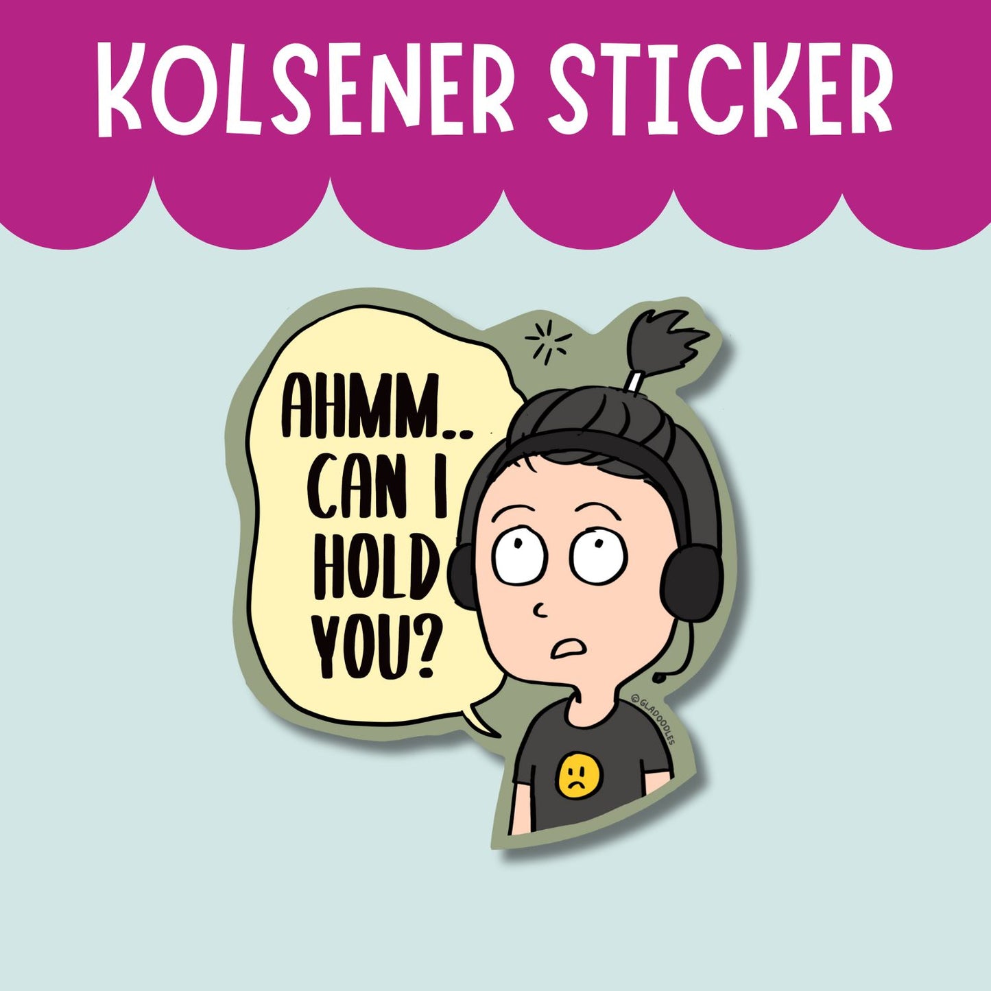 Kolsener Sticker - "Can I hold you?"