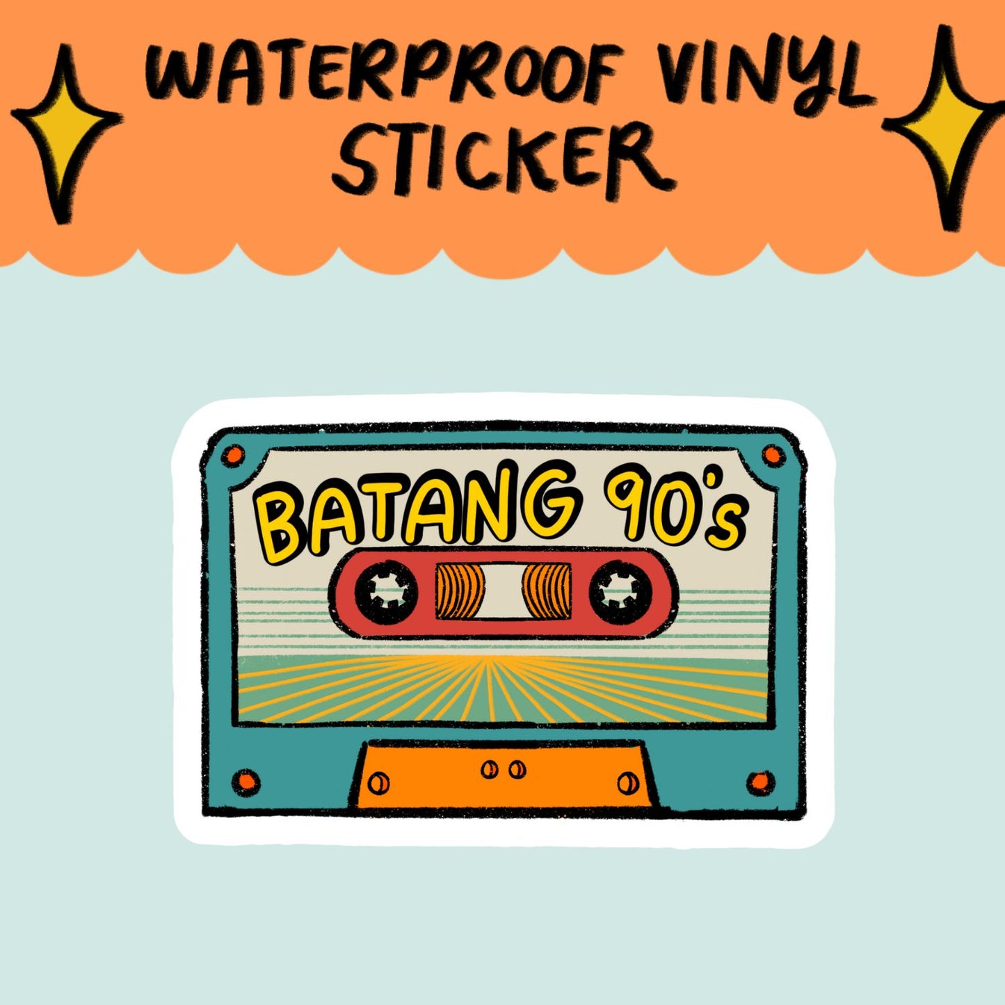 Batang 90's Sticker