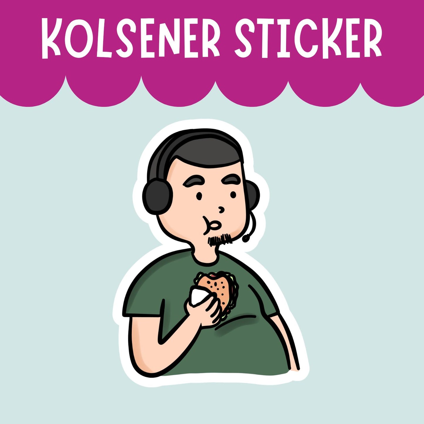 Kolsener Sticker "Foodie"