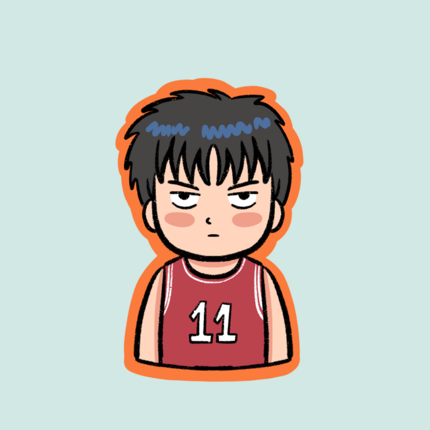 Slam Dunk Stickers | Anime Fan Art