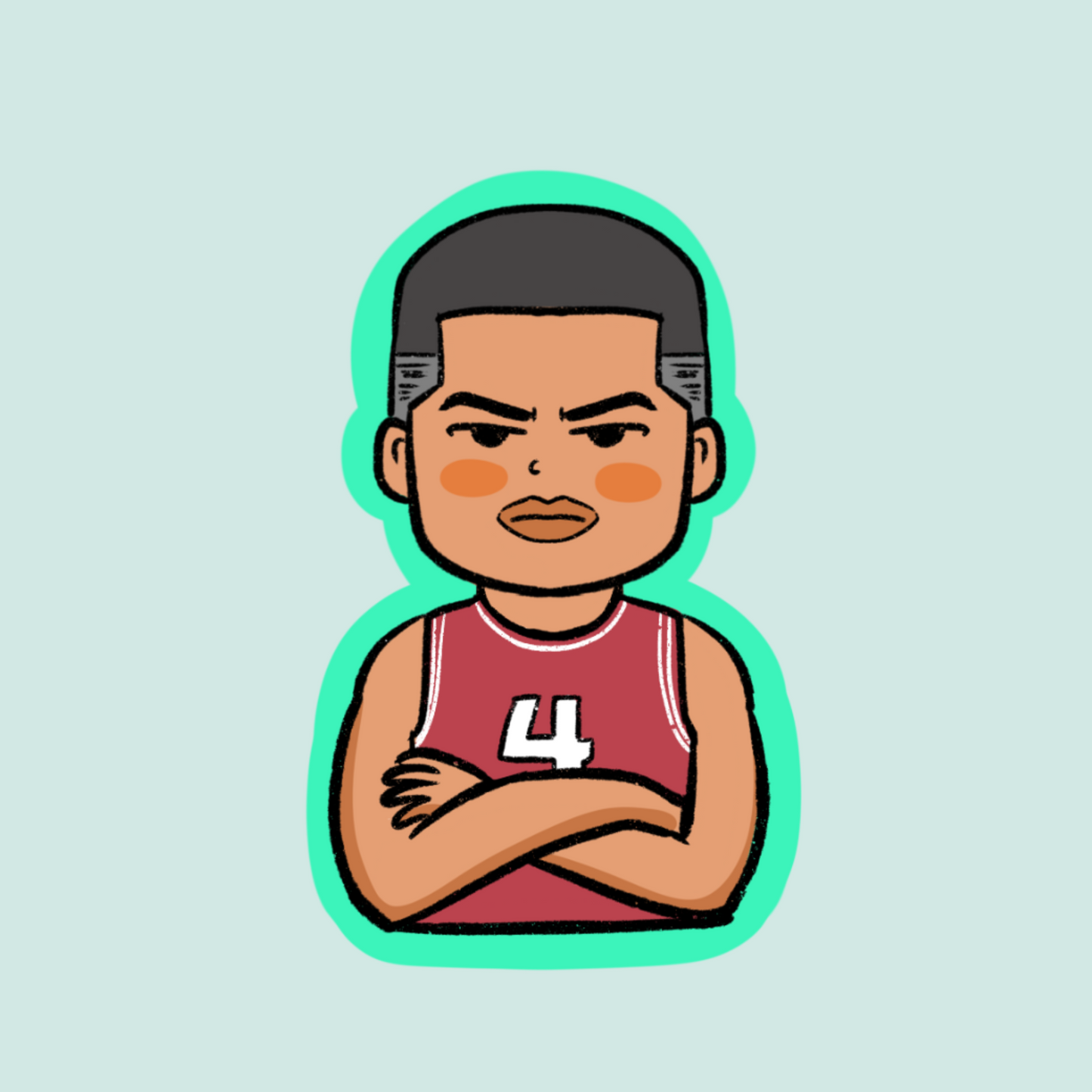Slam Dunk Stickers | Anime Fan Art