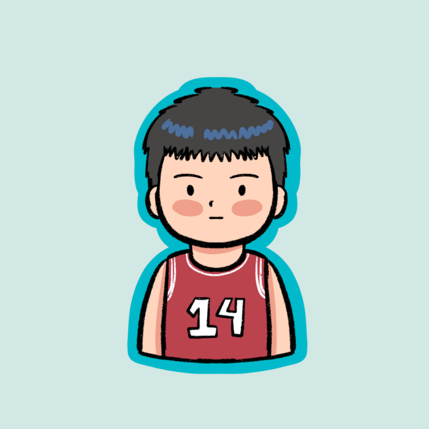 Slam Dunk Stickers | Anime Fan Art