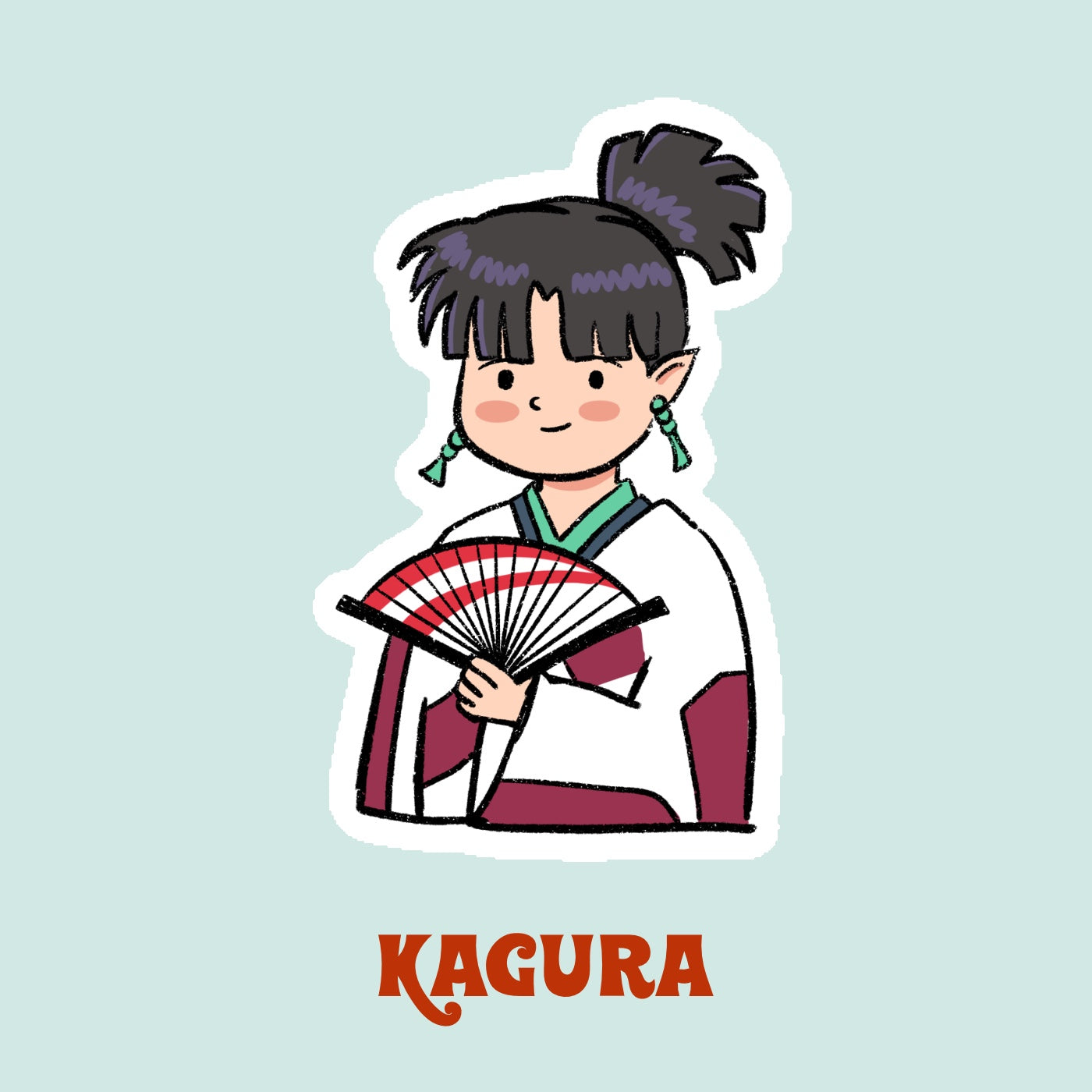 Inuyasha Stickers | Anime Fan Art