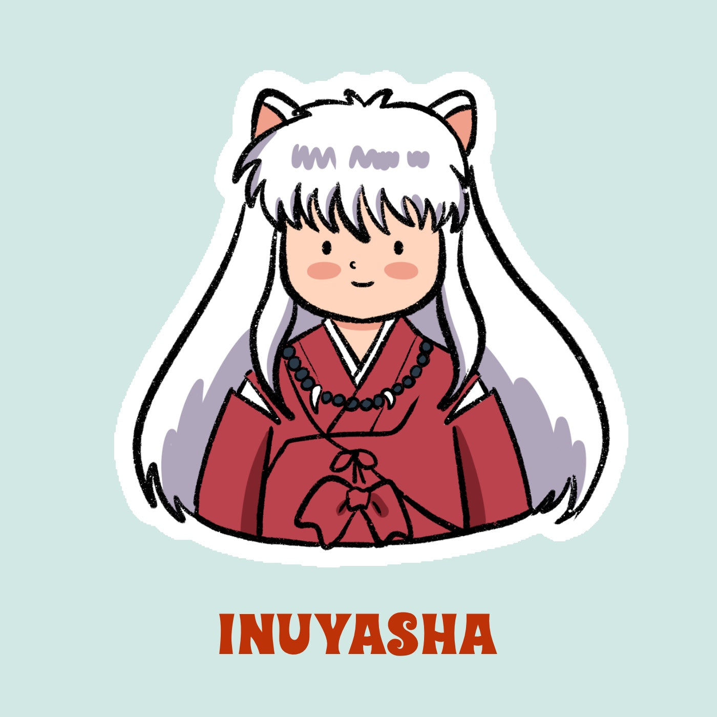 Inuyasha Stickers | Anime Fan Art